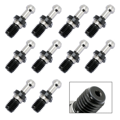 10 pezzi CAT40 45° 0,589" manopola di ritenzione del perno di trazione adatto per HAAS CAT CNC argento