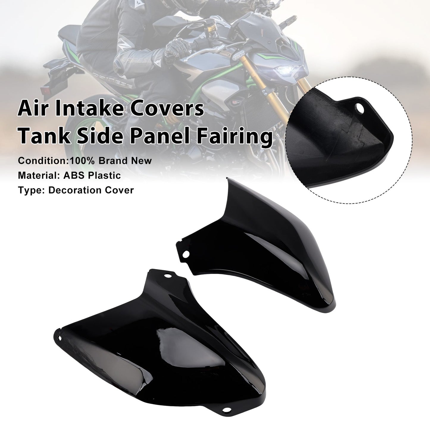 Coperture per presa d'aria, pannello laterale del serbatoio, carenatura per Kawasaki Z900 2025-2026