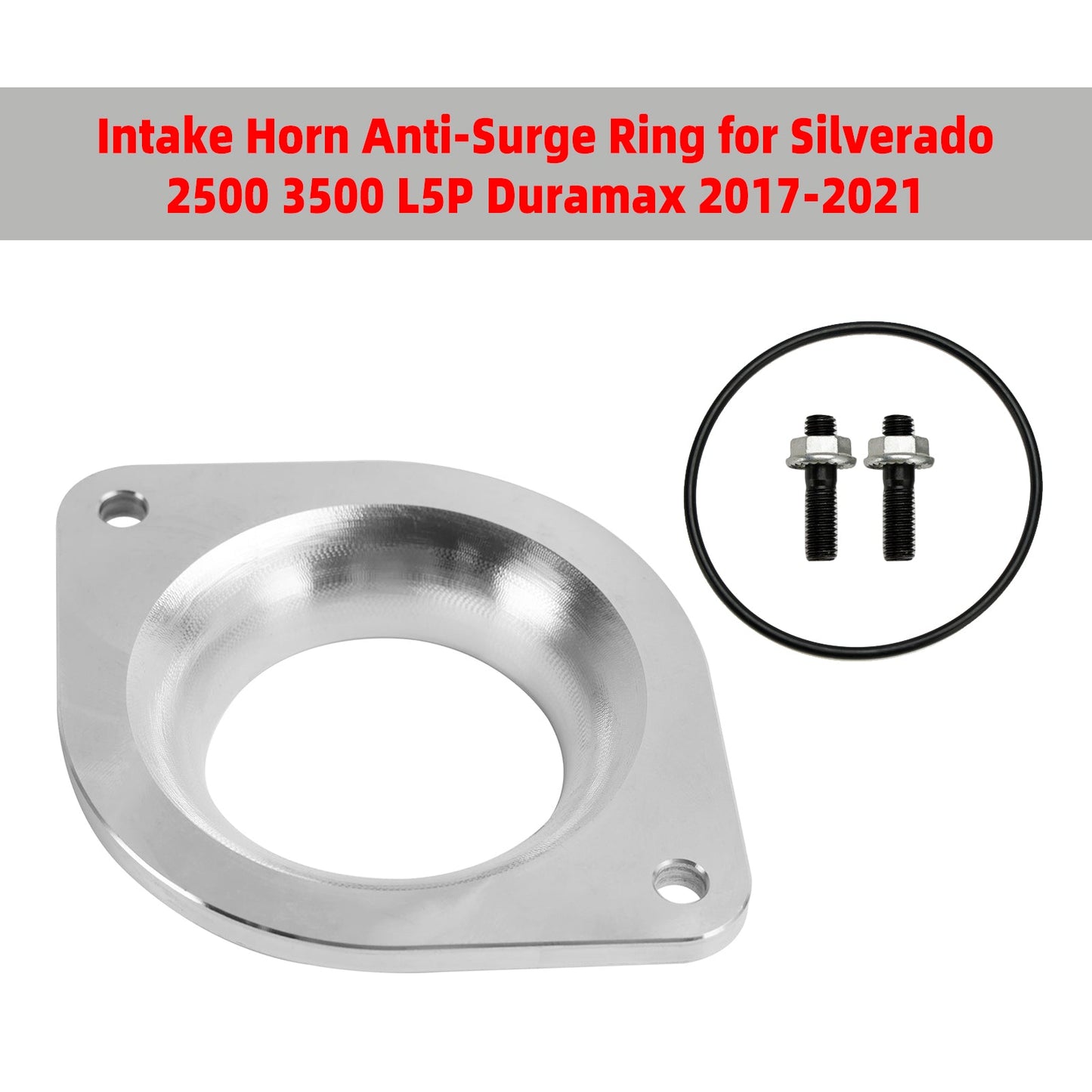Anello anti-sovratensione del corno di aspirazione Duramax Silverado 2500 3500 L5P 2017-2021
