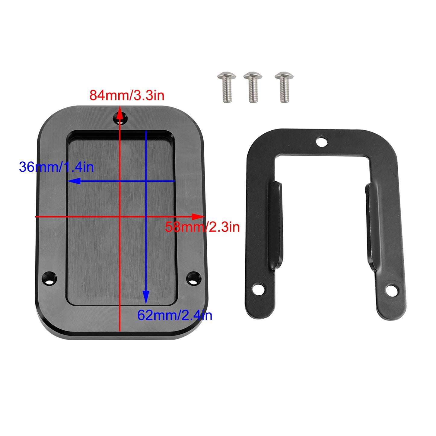 Piastra di estensione del cavalletto adatta per INTERCEPTOR 650 2018-2023 GT 650 2019-2023