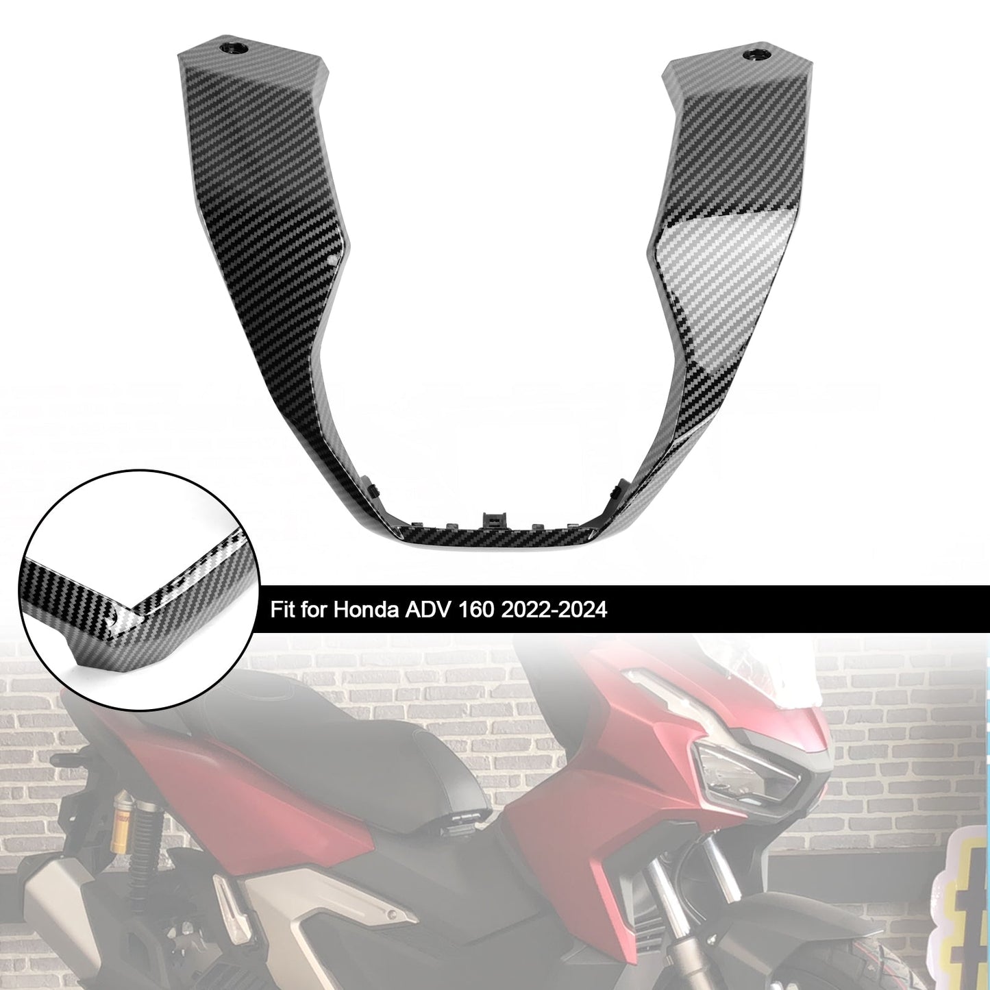 2023-2024 Honda ADV 160 Manubrio Driver Coperchio inferiore scatola centrale Carenatura