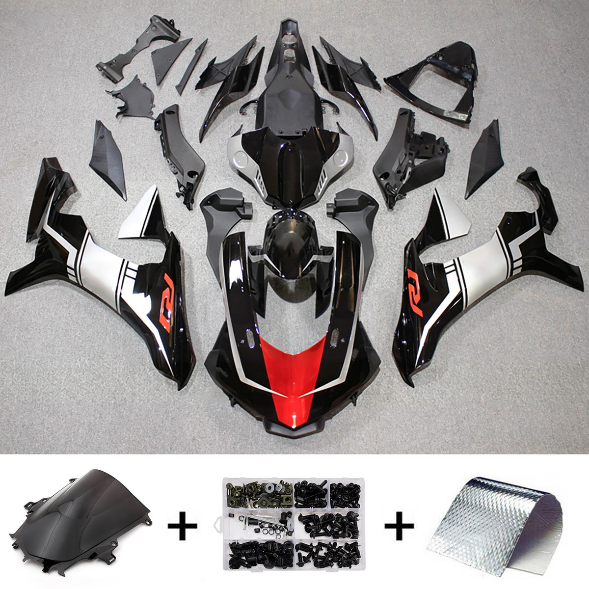 Kit carenatura in plastica ABS a iniezione adatto per Yamaha YZF 1000 R1 2015-2019