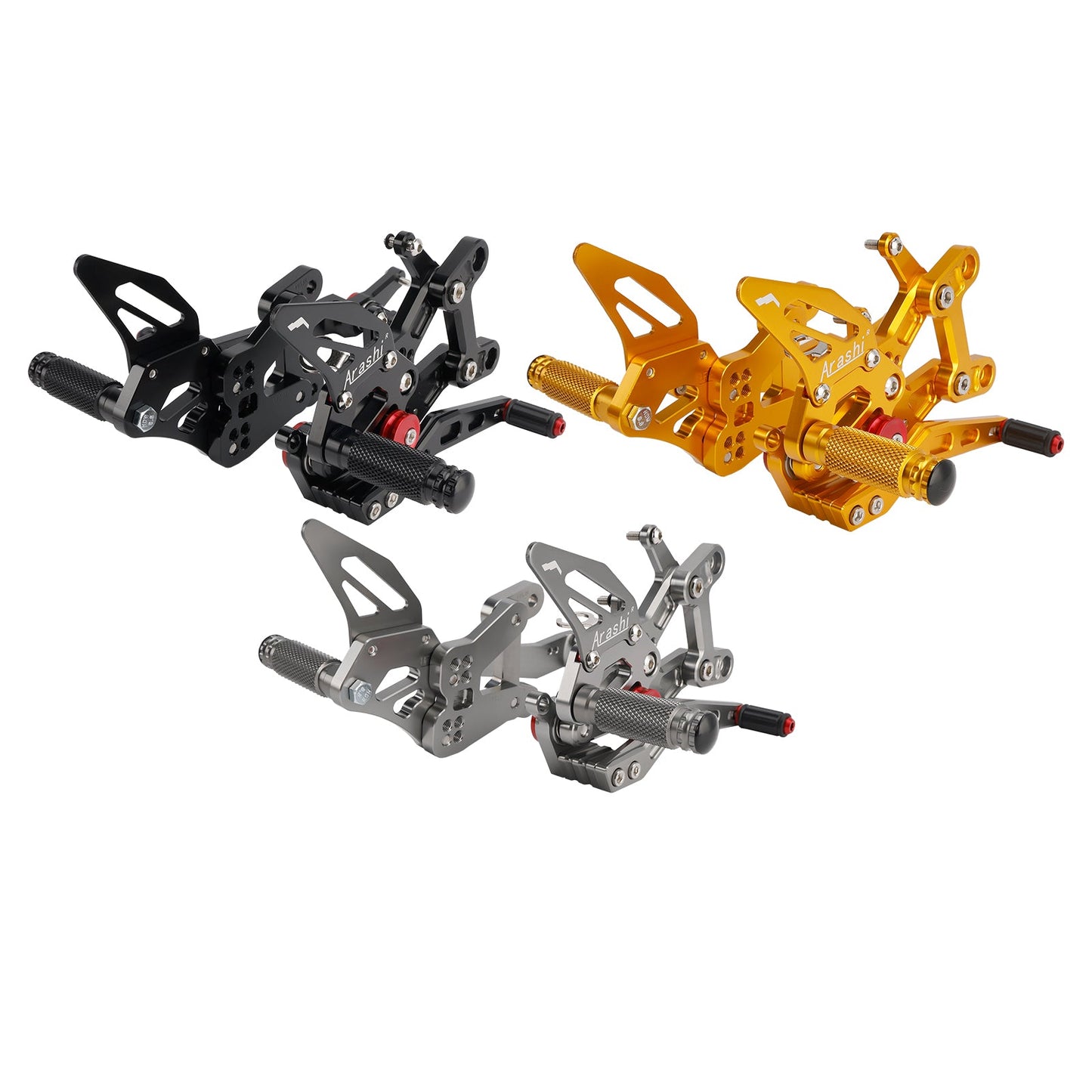 Pedane arretrate regolabili SP Racing per Honda CBR1000RR-R 2021-2025