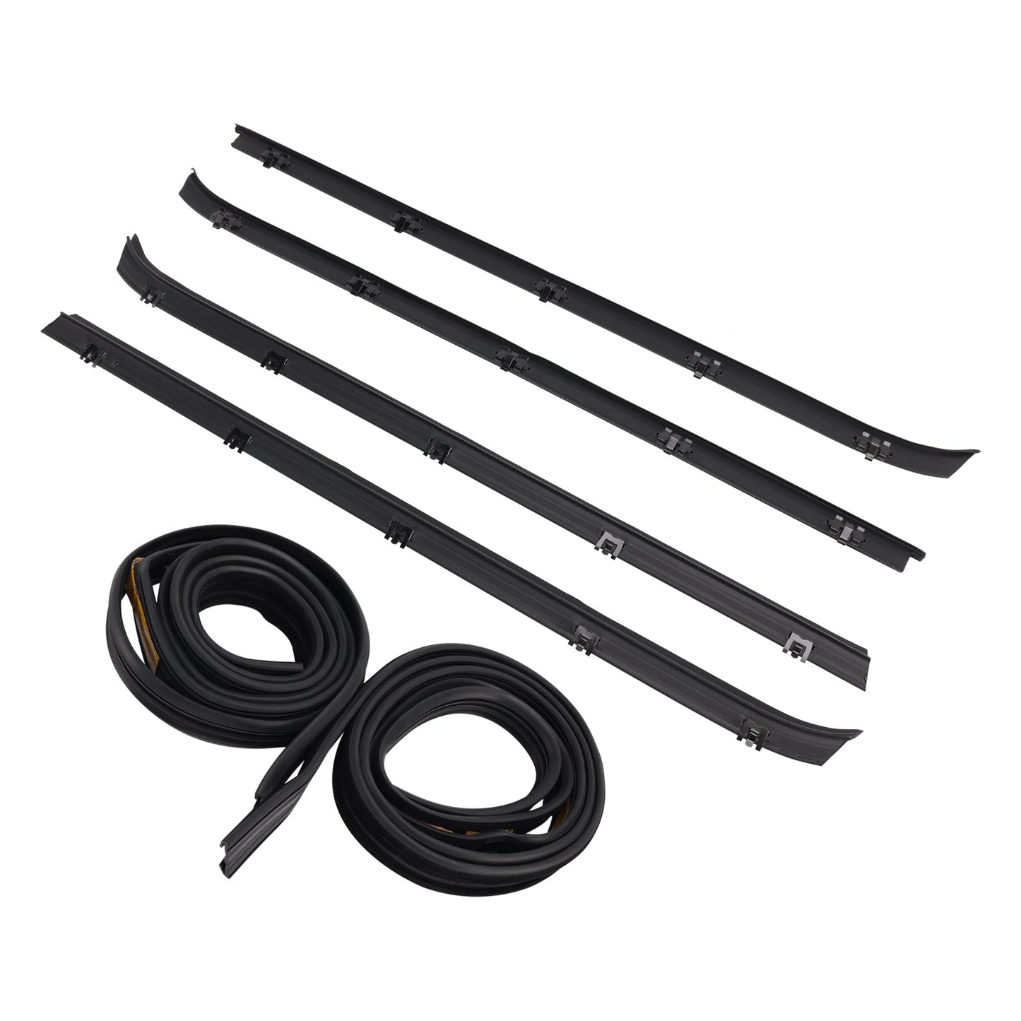 Guarnizione per finestrino auto 4 pezzi + 2 guarnizioni per GMC C1500 C2500 C3500 K1500 K2500 K3500