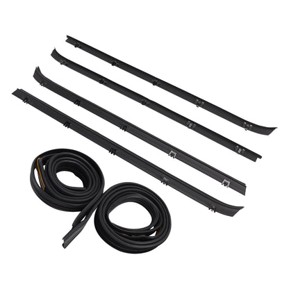 Guarnizione per finestrino auto 4 pezzi + 2 guarnizioni per GMC C1500 C2500 C3500 K1500 K2500 K3500