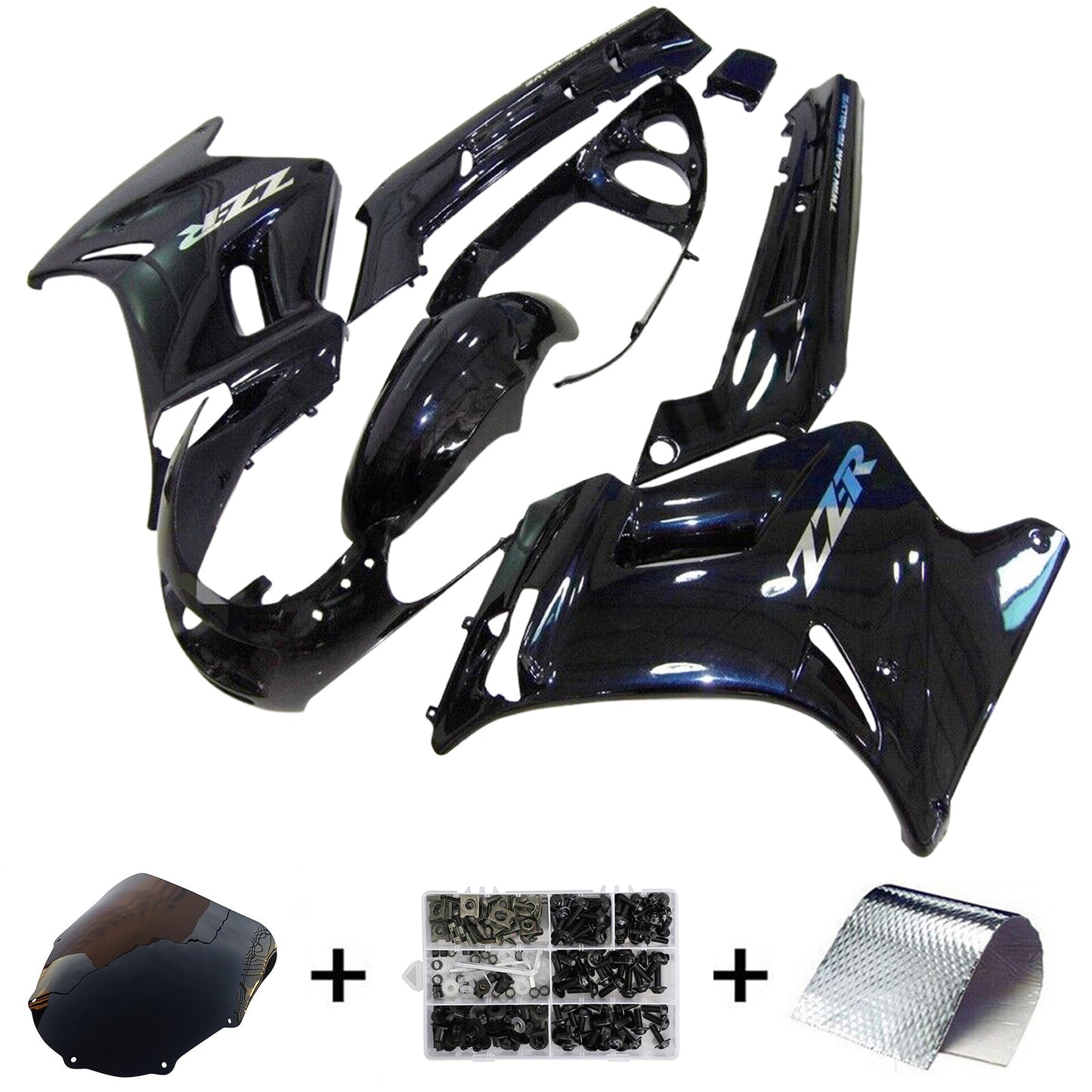 Kit carenatura iniezione Kawasaki ZZR250 1996-2007 Carrozzeria ABS