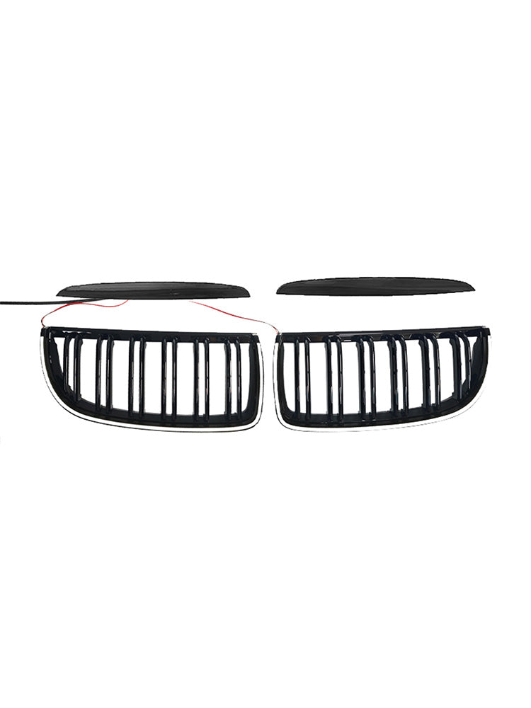 Griglia anteriore a doppio rene nera per BMW E90 berlina e station wagon 320i (2004-2007)