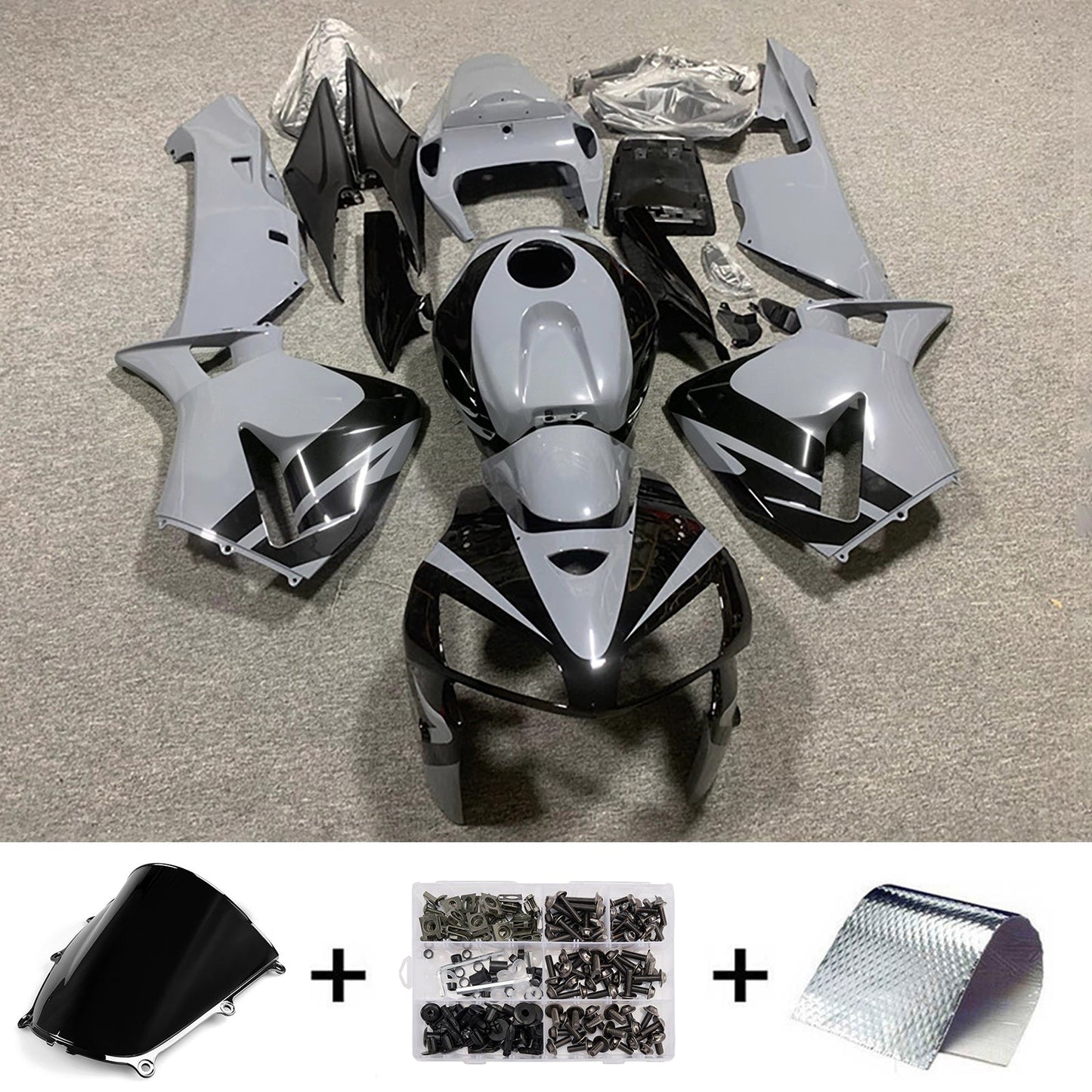 Kit di carene in plastica ABS stampate a iniezione per Honda CBR600RR 2005-2006 F5