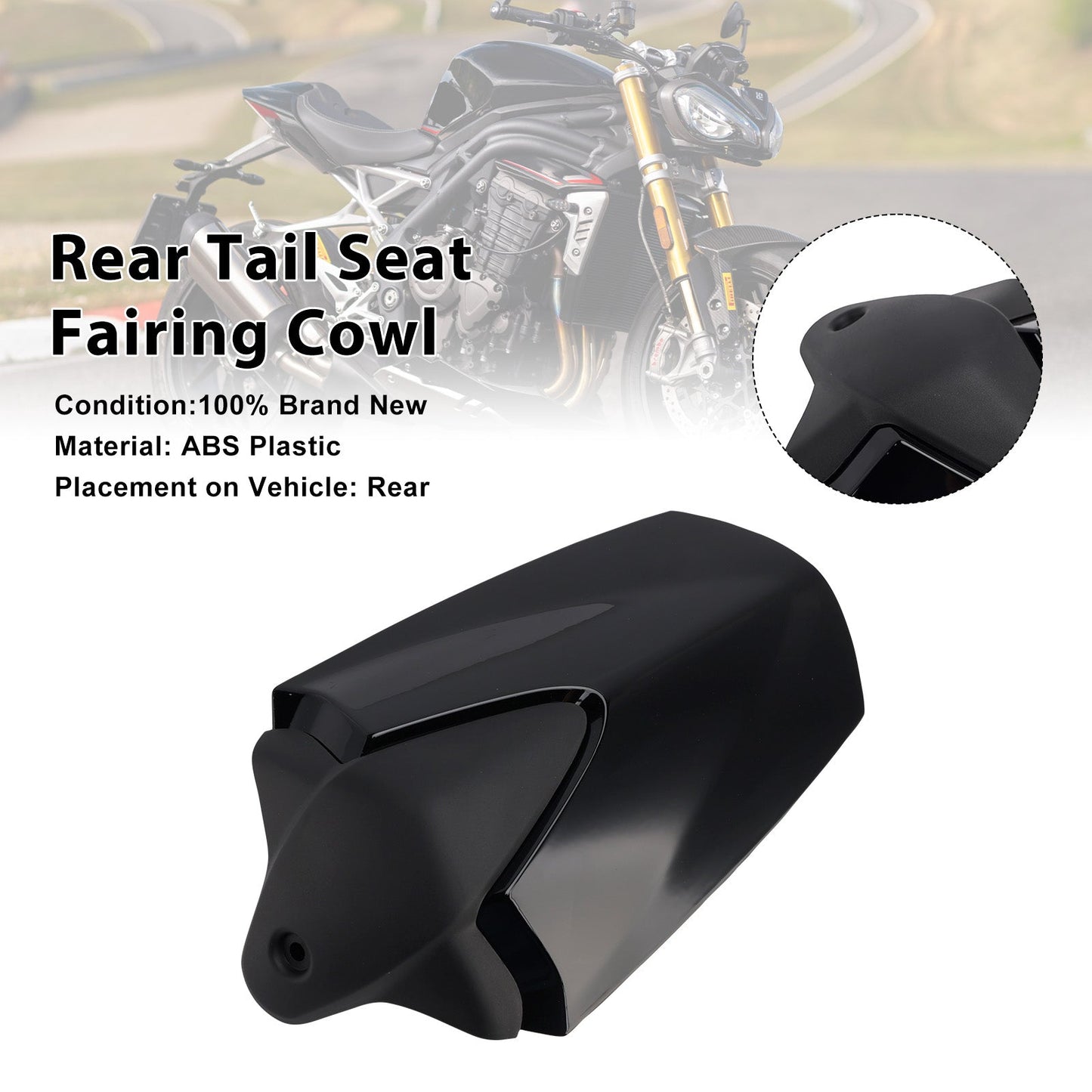 2021-2024 Per Speed Triple 1200 RS Copertura cupolino posteriore sella
