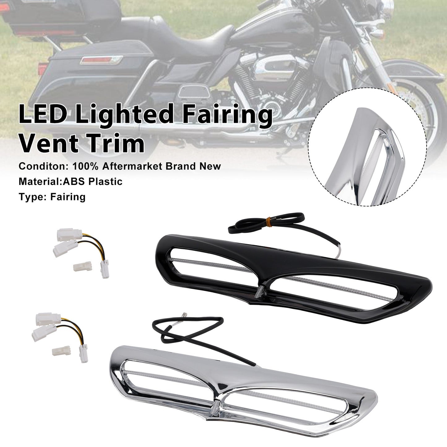 Carenatura con illuminazione a LED per Electra Street Glide FLHTCU 2014-2022