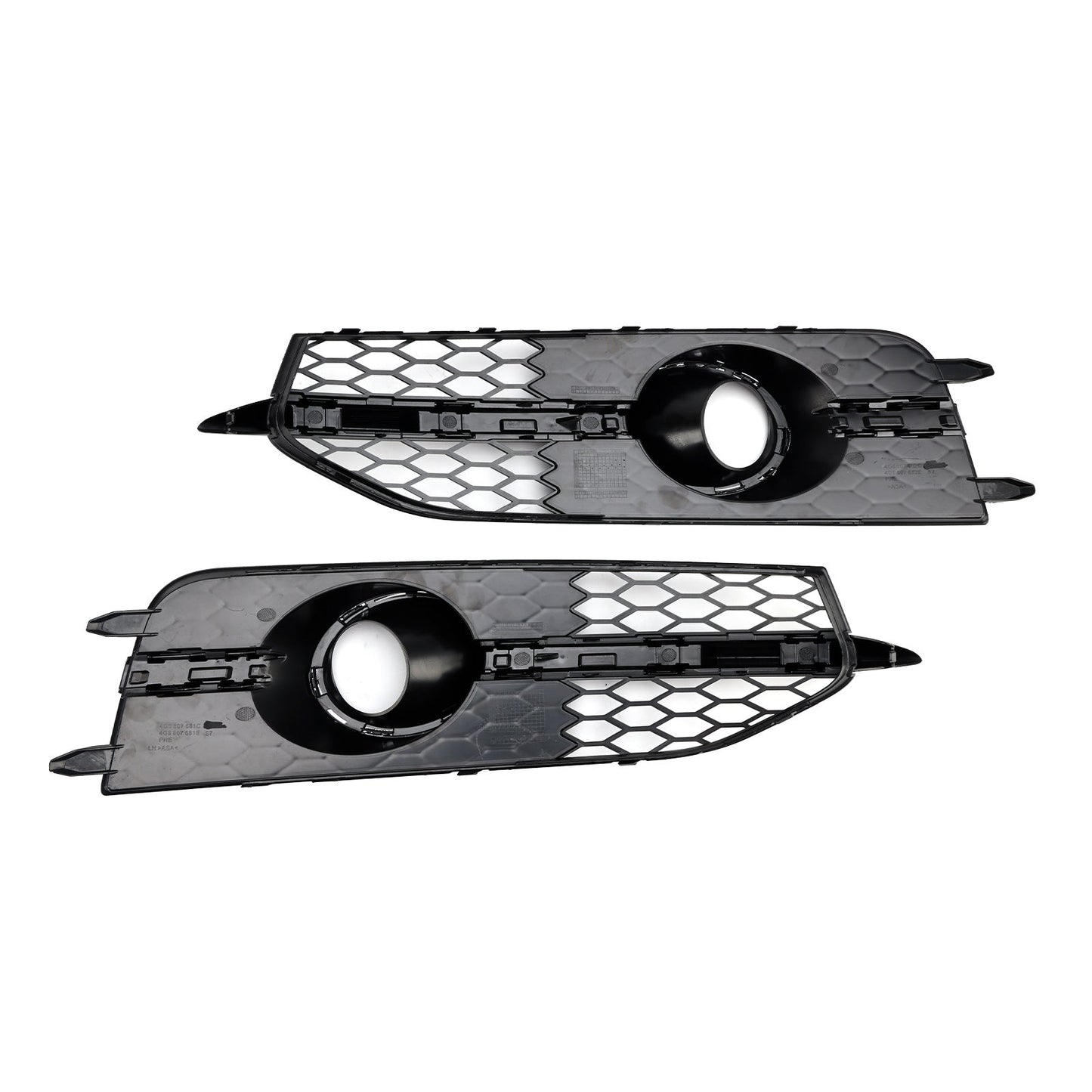 Cornice copri griglia fendinebbia paraurti anteriore nera Audi A7 S-Line S7 2012-2015