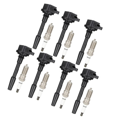 7xBobine di accensione Candele UF835 per Ford F150 Truck V8 5.0L 2018-2021