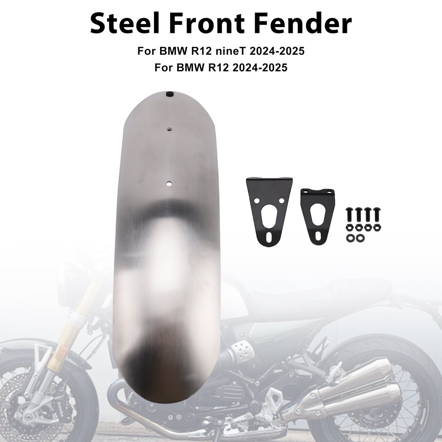 Parafango anteriore in acciaio BMW R nineT 2014-2023