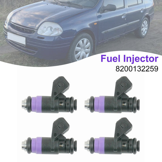 4 iniettori di carburante per Renault Clio Laguna Megane Scénic 1.4 1.6 8200132259