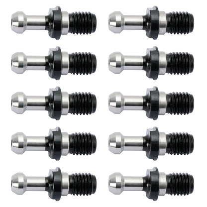 10 pezzi CAT40 45° 0,589" manopola di ritenzione del perno di trazione adatto per HAAS CAT CNC argento