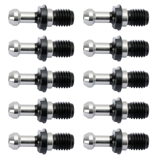 10 pezzi CAT40 45° 0,589" manopola di ritenzione del perno di trazione adatto per HAAS CAT CNC argento