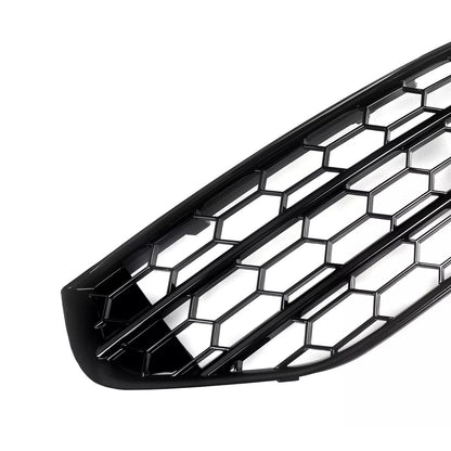 Griglia fendinebbia a nido d'ape per paraurti anteriore Audi A4 Allroad B8 2010-2015 cromata
