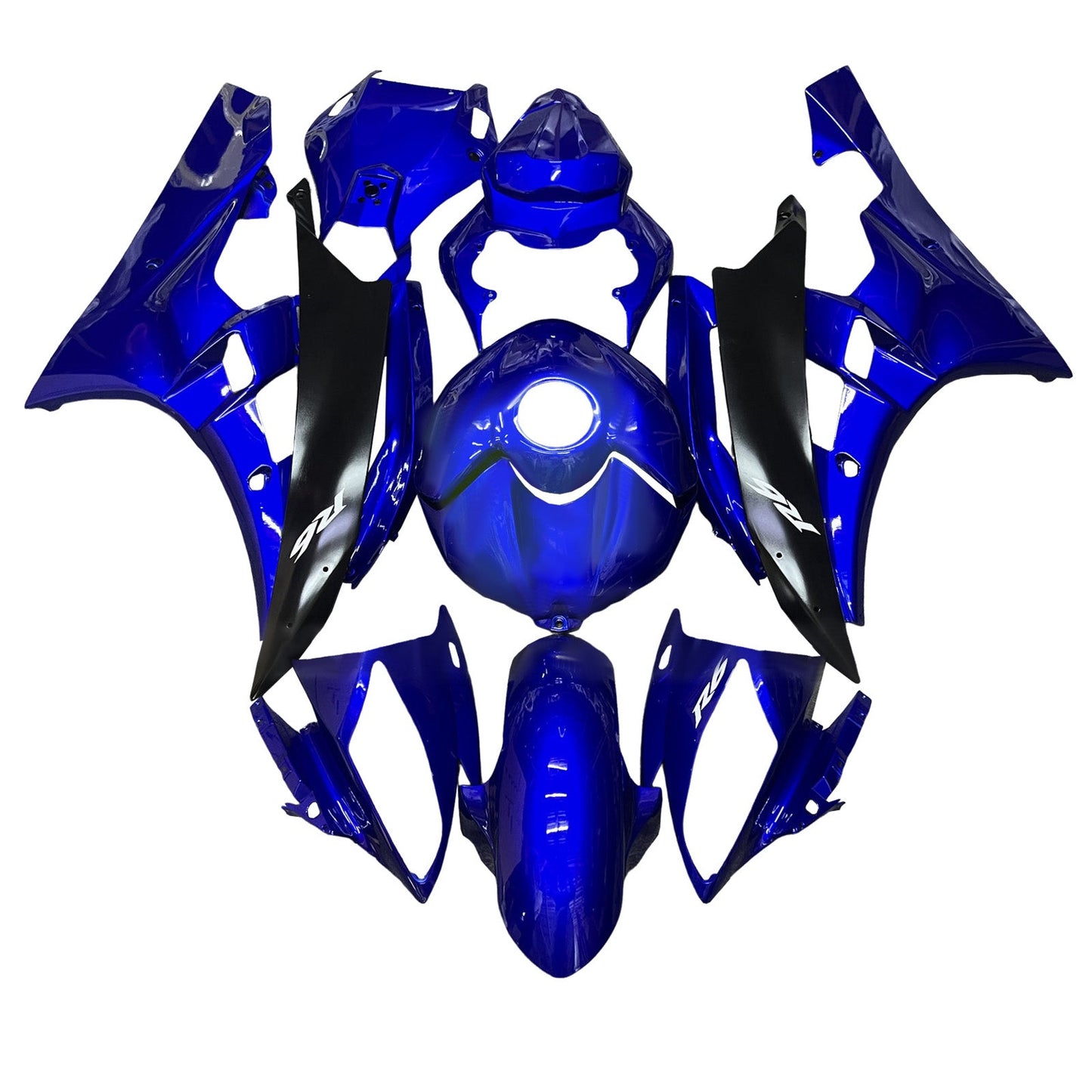 Kit carenatura iniezione plastica ABS per Yamaha YZFR6 YZF-R6 2006-2007
