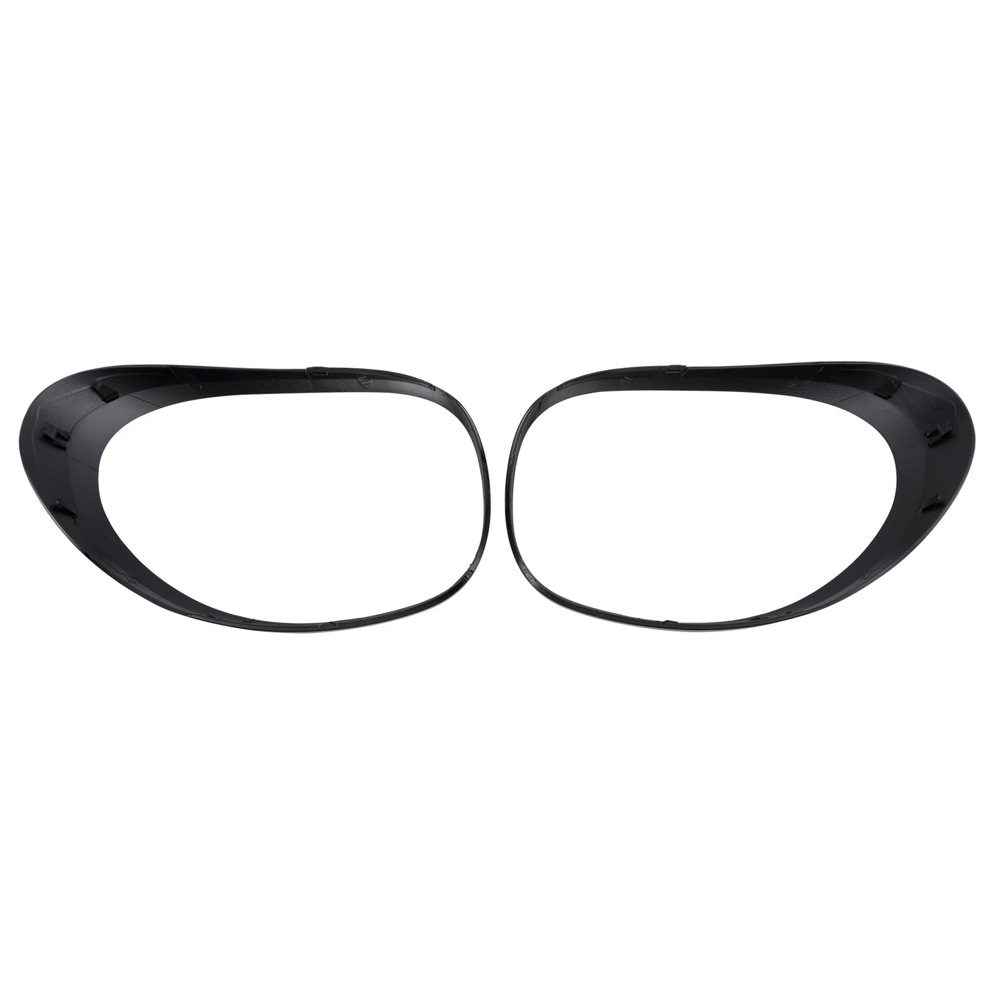 Anello di finitura per fanale posteriore sinistro e destro per Fiat 500L 2014-2020, nero.