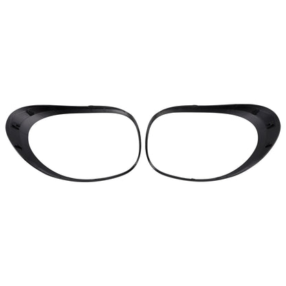 Anello di finitura per fanale posteriore sinistro e destro per Fiat 500L 2014-2020, nero.