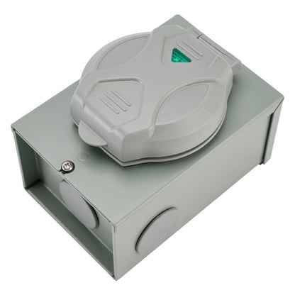Scatola di ingresso per generatore RV da 30 Ampere NEMA SS2-50P Scatola di ingresso alimentazione 125/250 V