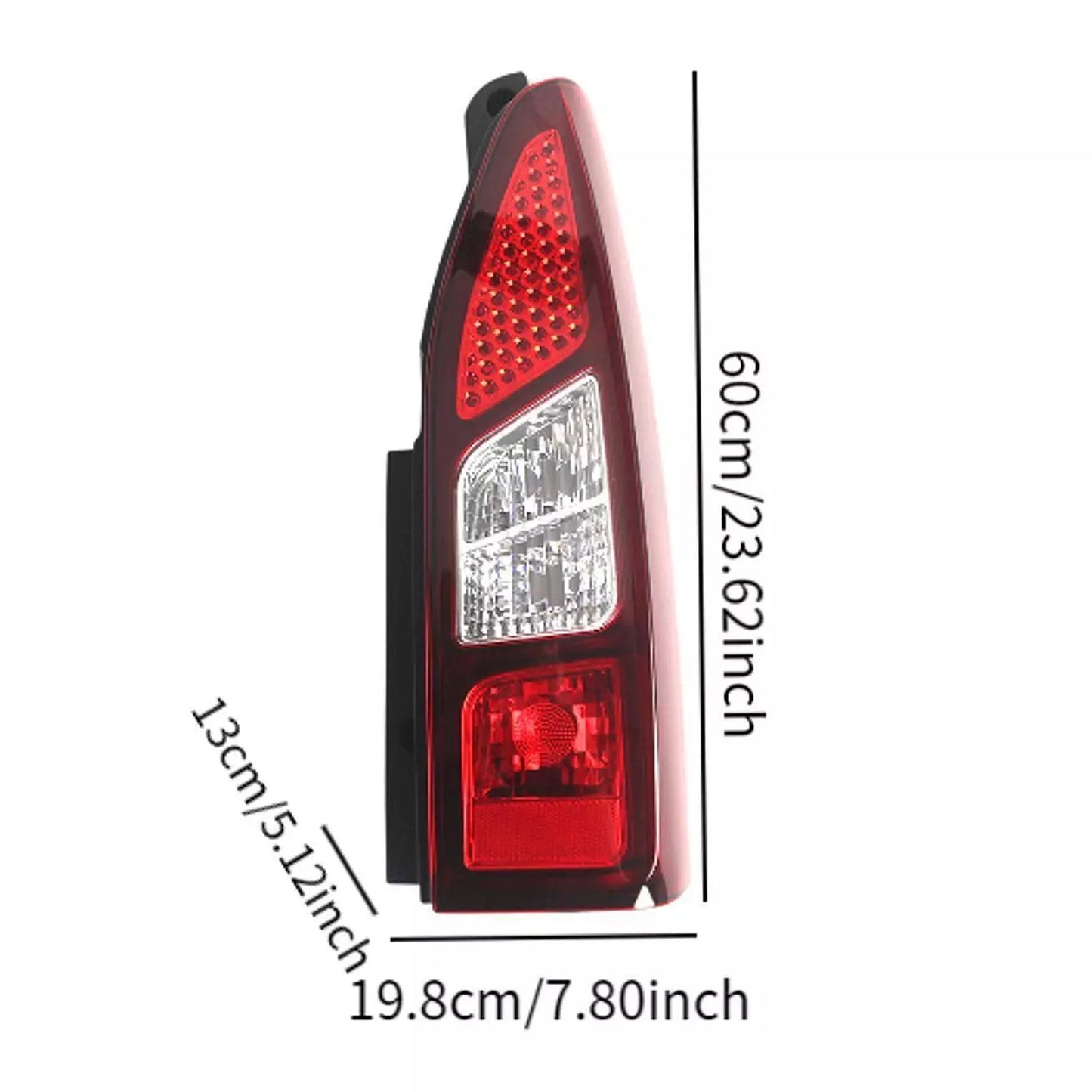 3/2012-2018 Citroen Berlingo Mk2 Van (modelli con porta verticale posteriore) Gruppo fanale posteriore destro 9677205080