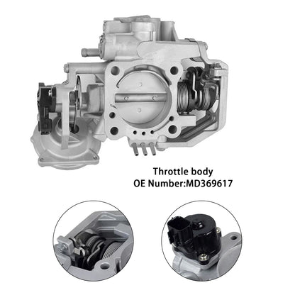 Mitsubishi Pajero Montero V63 V73 6G72 Gruppo corpo farfallato MD369617