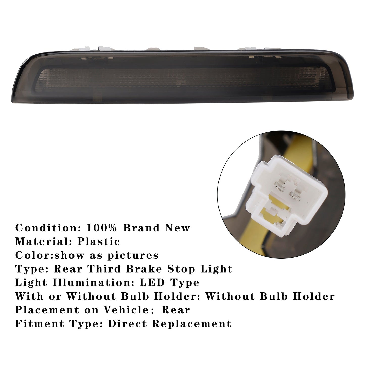 Luce freno posteriore alta Toyota Yaris MK3 Hatchback 2012-2020 LED BLK