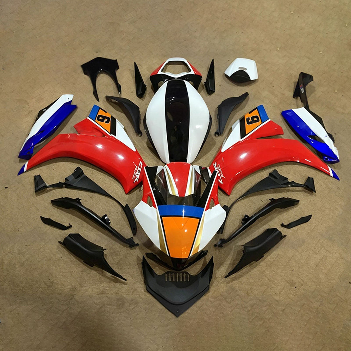 Kit di carene in plastica ABS stampate a iniezione per Honda CBR1000RR 2012-2016