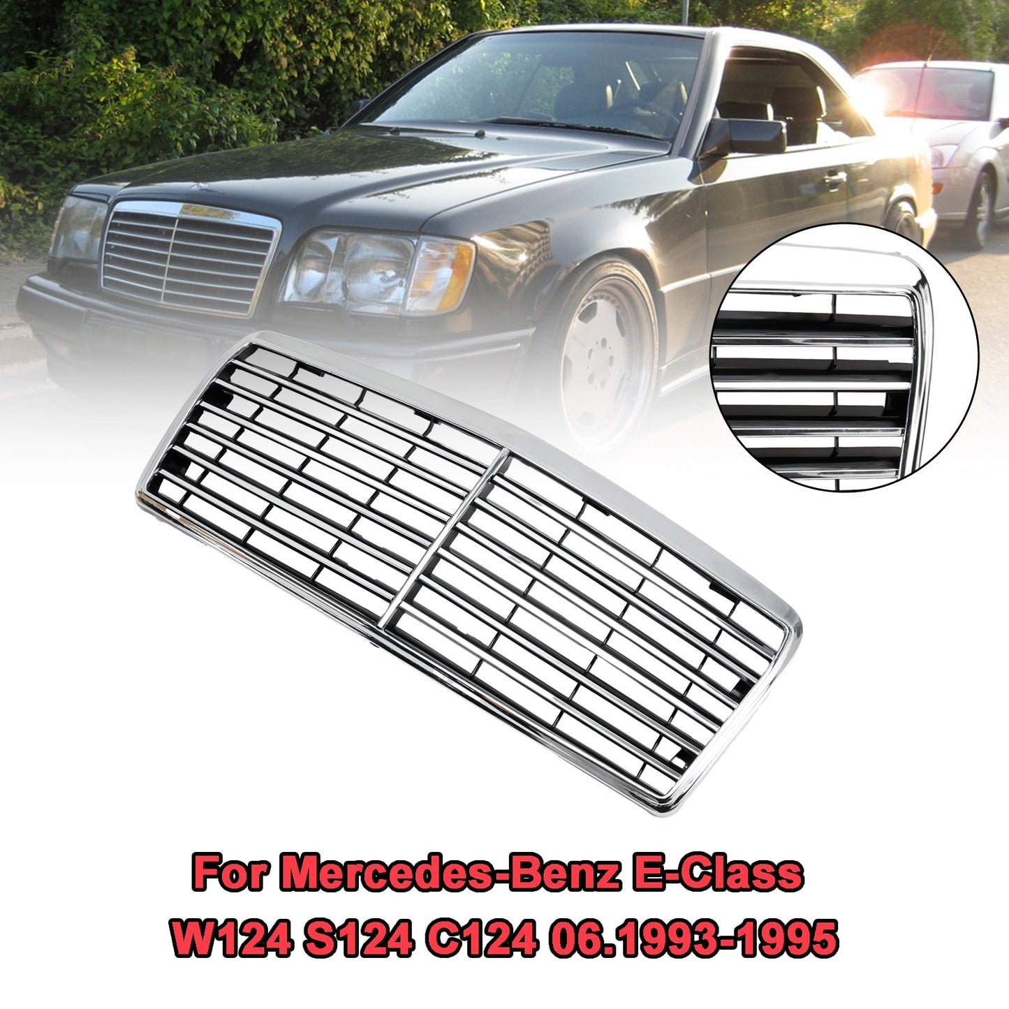 Griglia paraurti anteriore Mercedes-Benz Classe E W124 S124 C124 1993-1995