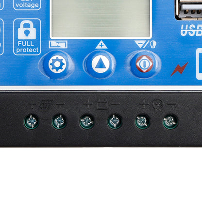 Regolatore solare PWM 12V-60V Visualizzazione corrente Controllo luce solare stradale 0V Avvio