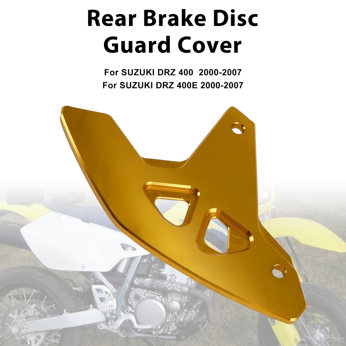 Copertura di protezione del disco freno posteriore per Suzuki DR-Z400SM 2000-2024 DRZ400/S/E
