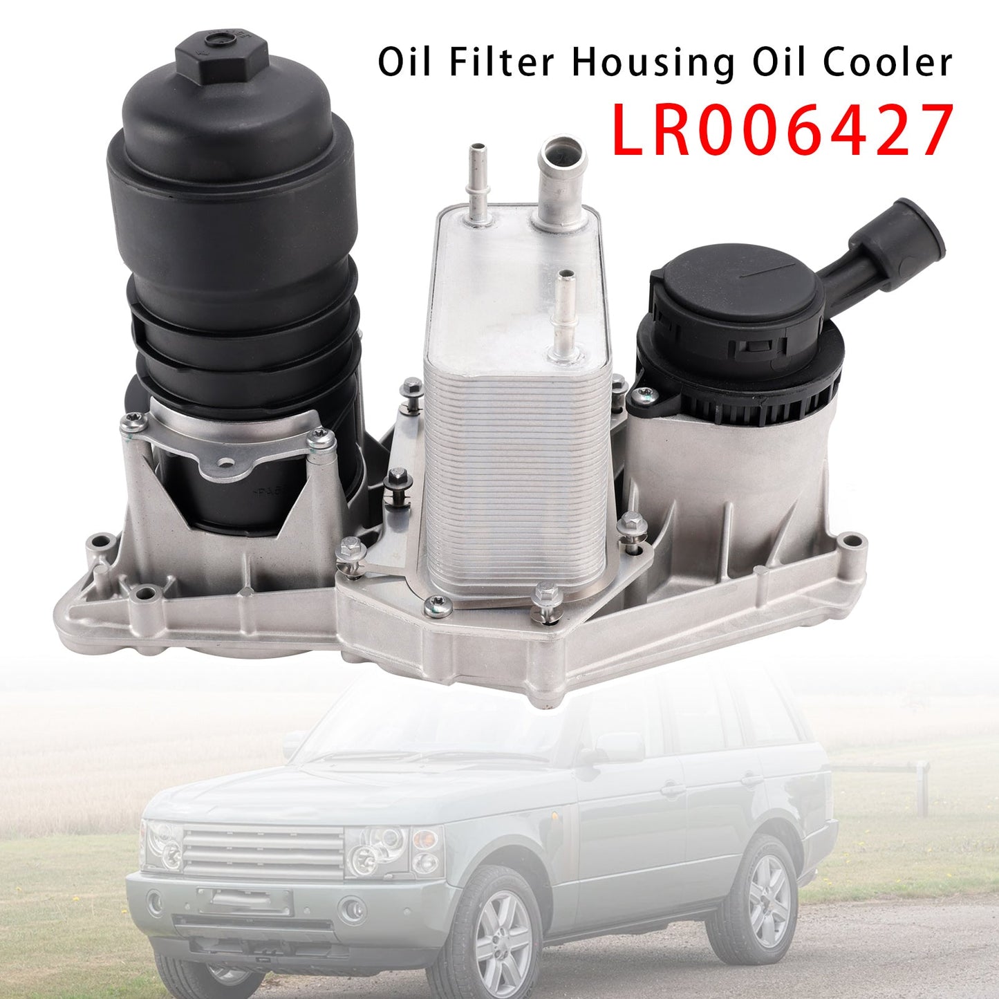 Alloggiamento filtro olio motore e radiatore olio per RANGE ROVER 3.6 TDV8 LR006427