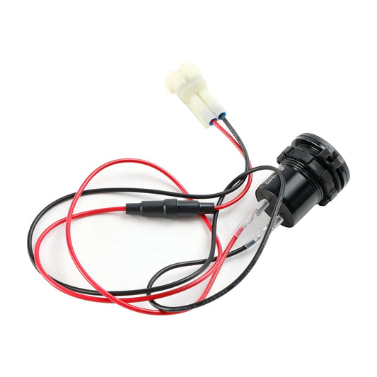 Caricabatterie da presa 12V USB+C tipo rapido per Kawasaki Versys 650 2022-2024
