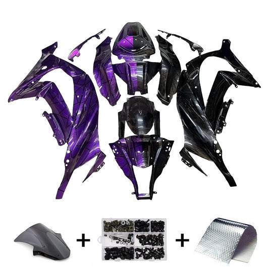 Kit carenatura iniezione in plastica ABS adatto per Kawasaki ZX10R 2011-2015