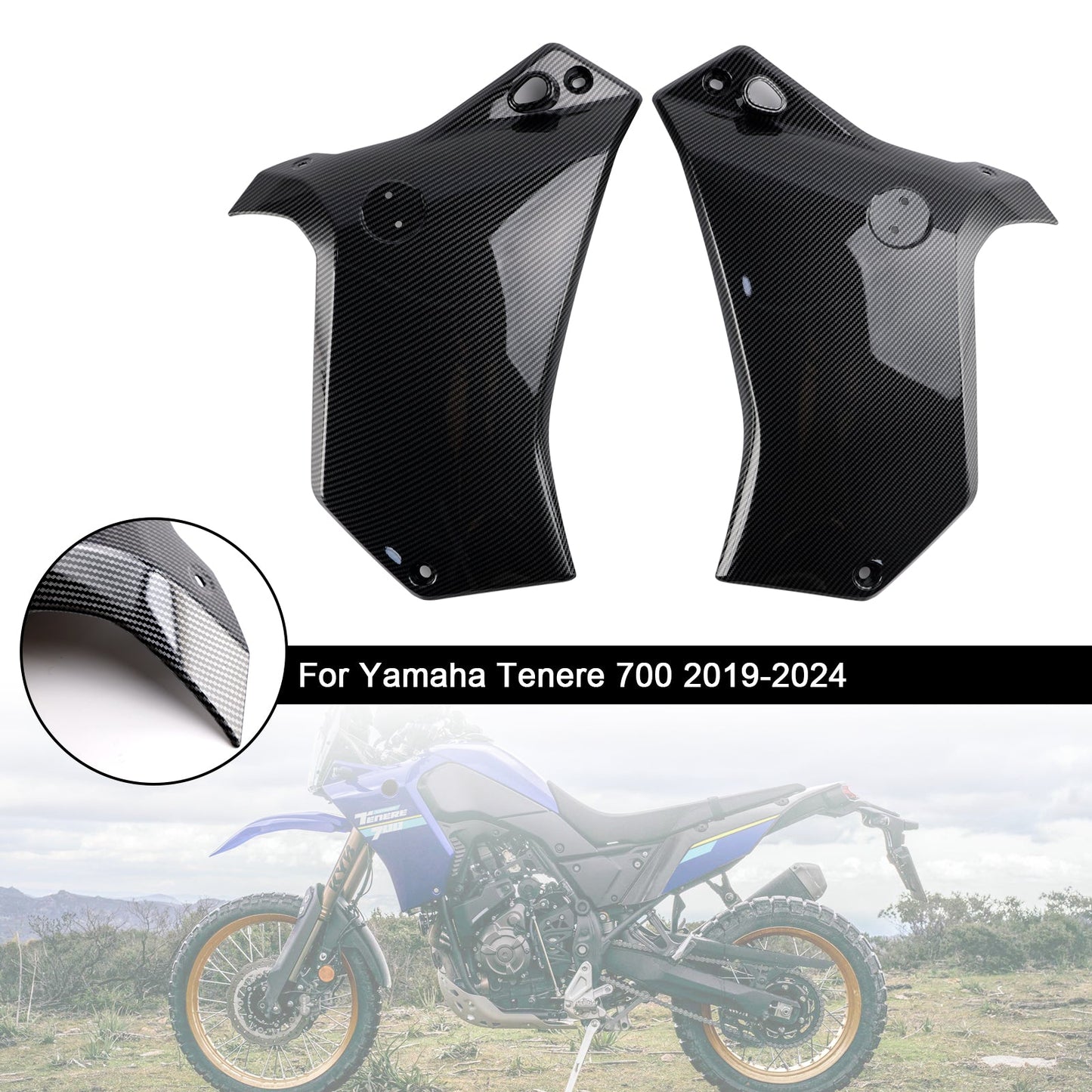 2019-2024 Yamaha Tenere 700 Protezione pannello telaio laterale Carenature Copertura