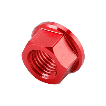 Kit dado pignone M10x1,25 rosso per Yamaha YZF-R1 98-14 R3 15-18 YZF-R6 03-21