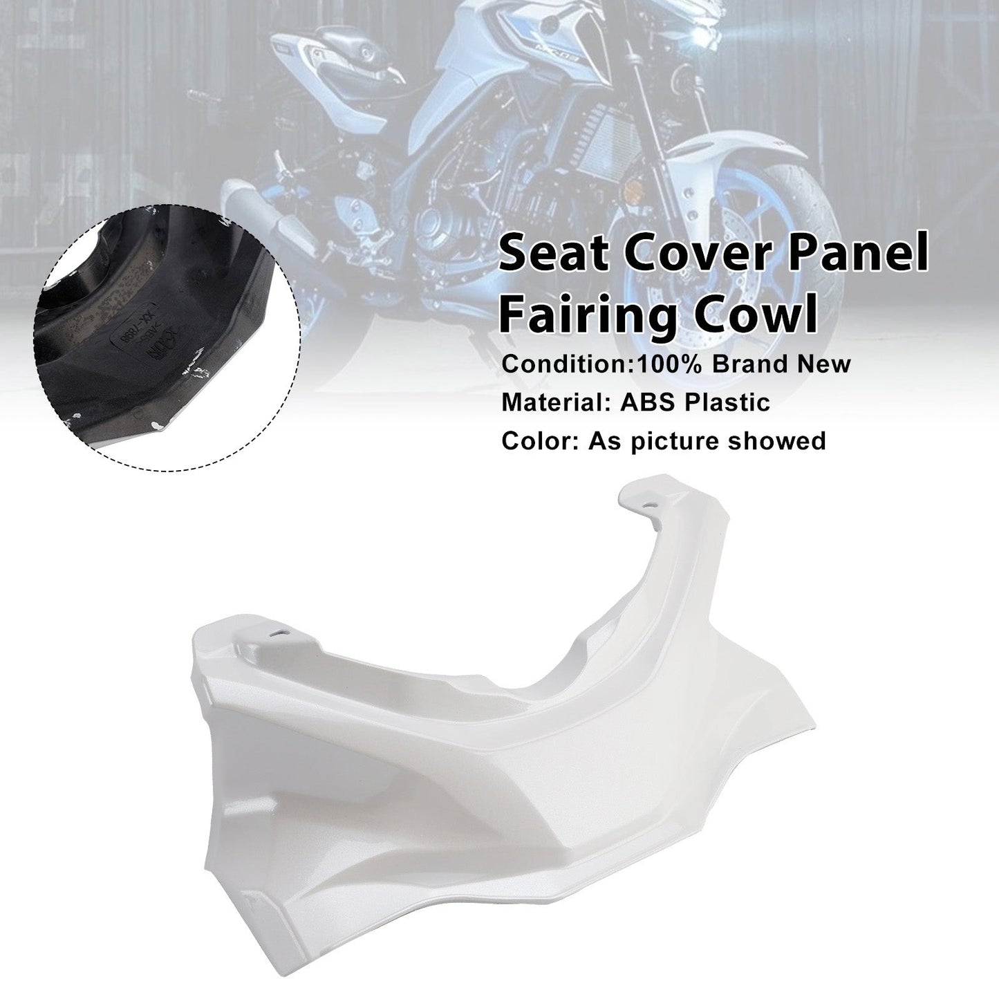 Pannello di copertura della sella Yamaha YZF-R3 R25 MT-03 2025-2026