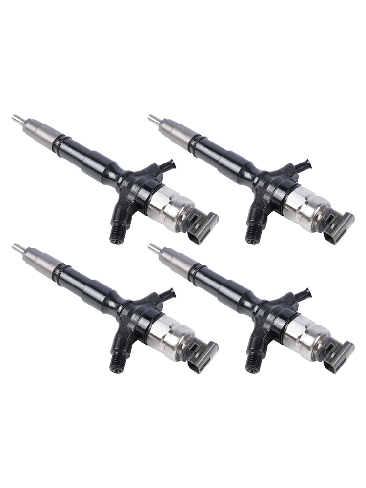 Iniettori di carburante (4 pezzi) per Toyota Hilux Hiace 2KD-FTV 2.5L Motore 095000-8530