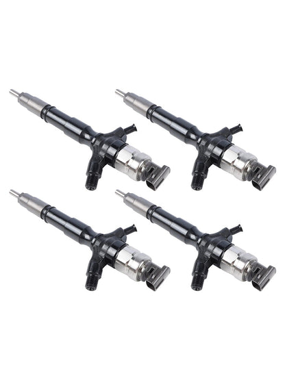 Iniettori di carburante (4 pezzi) per Toyota Hilux Hiace 2KD-FTV 2.5L Motore 095000-8530