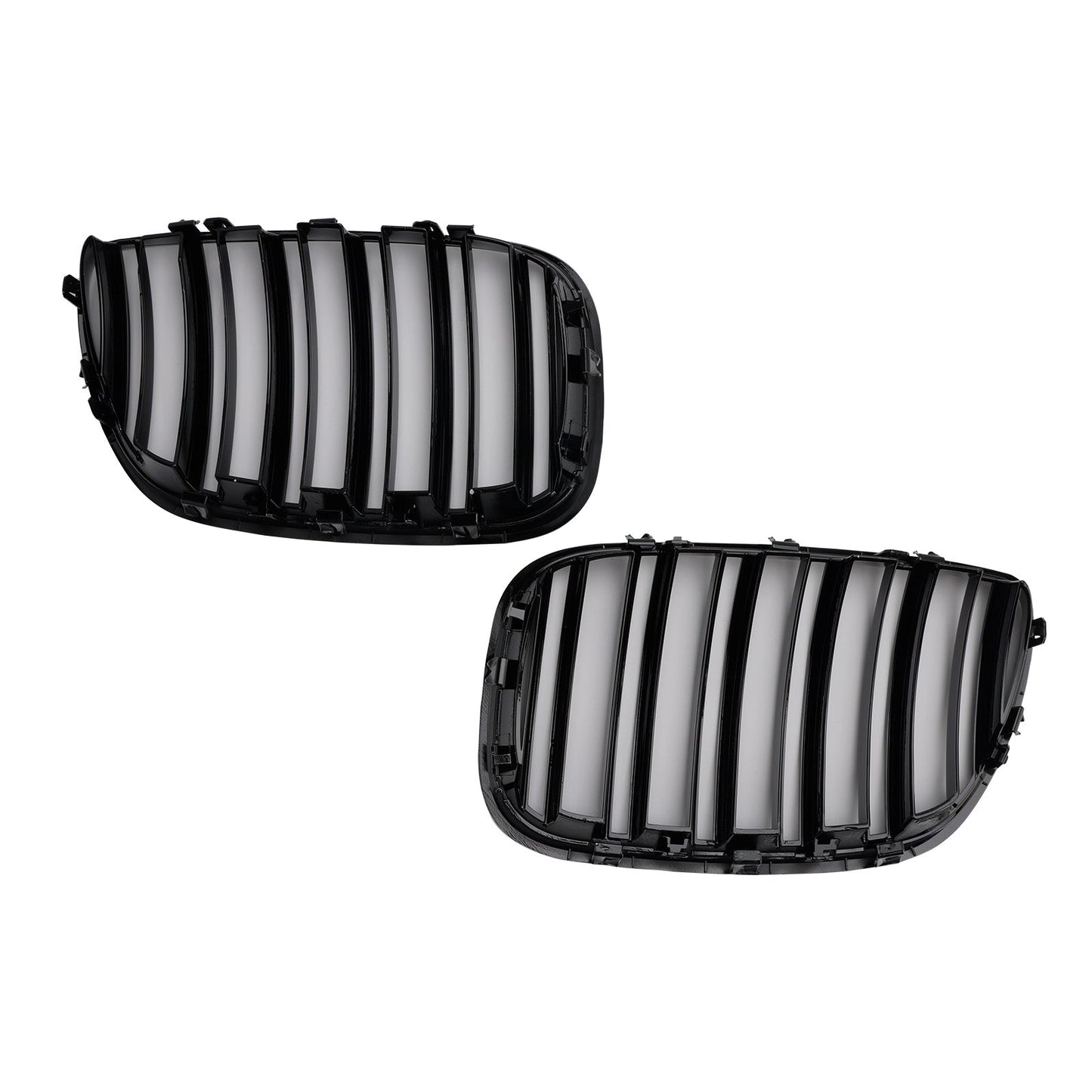 Griglia anteriore a doppio rene nera lucida BMW X-Series X5 E53 2004-2006