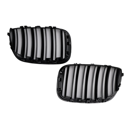 Griglia anteriore a doppio rene nera lucida BMW X-Series X5 E53 2004-2006
