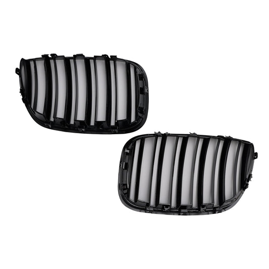 Griglia anteriore a doppio rene nera lucida BMW X-Series X5 E53 2004-2006