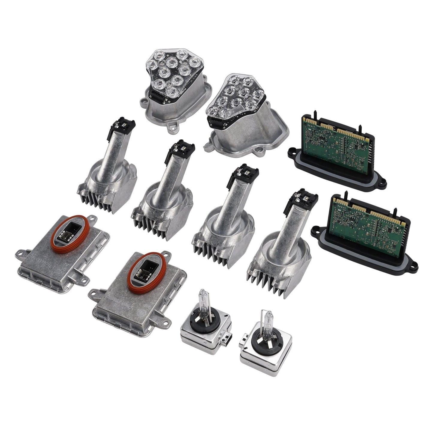 BMW ActiveHybrid 5 2012-2013 12 pezzi Modulo di alimentazione sinistro+destro Faro a LED AHL 63117316217 130732946100