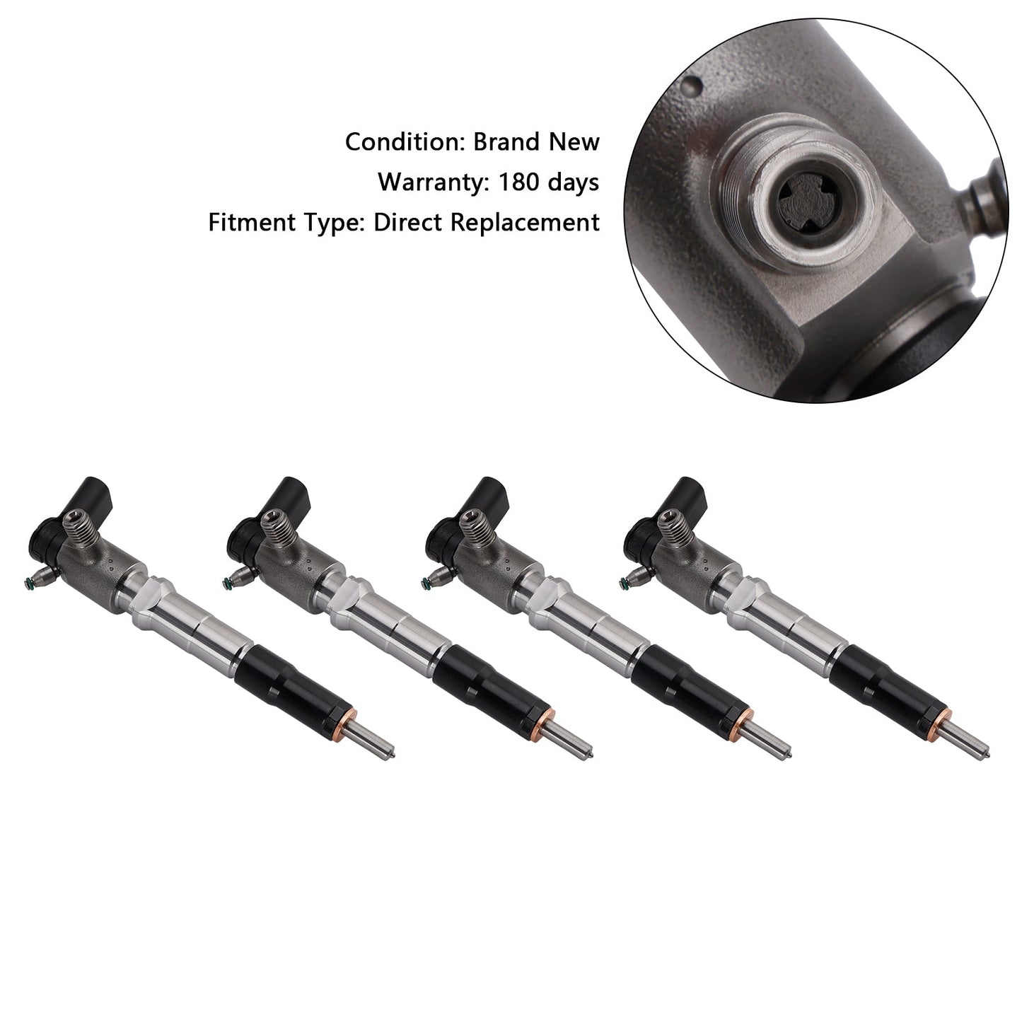 2012.04+ Ford Transit Custom V362 Truck (FY, FZ) 4 pezzi Iniettore carburante GK2Q-9K546-AC 4103590680808 GK2Q9K546AB