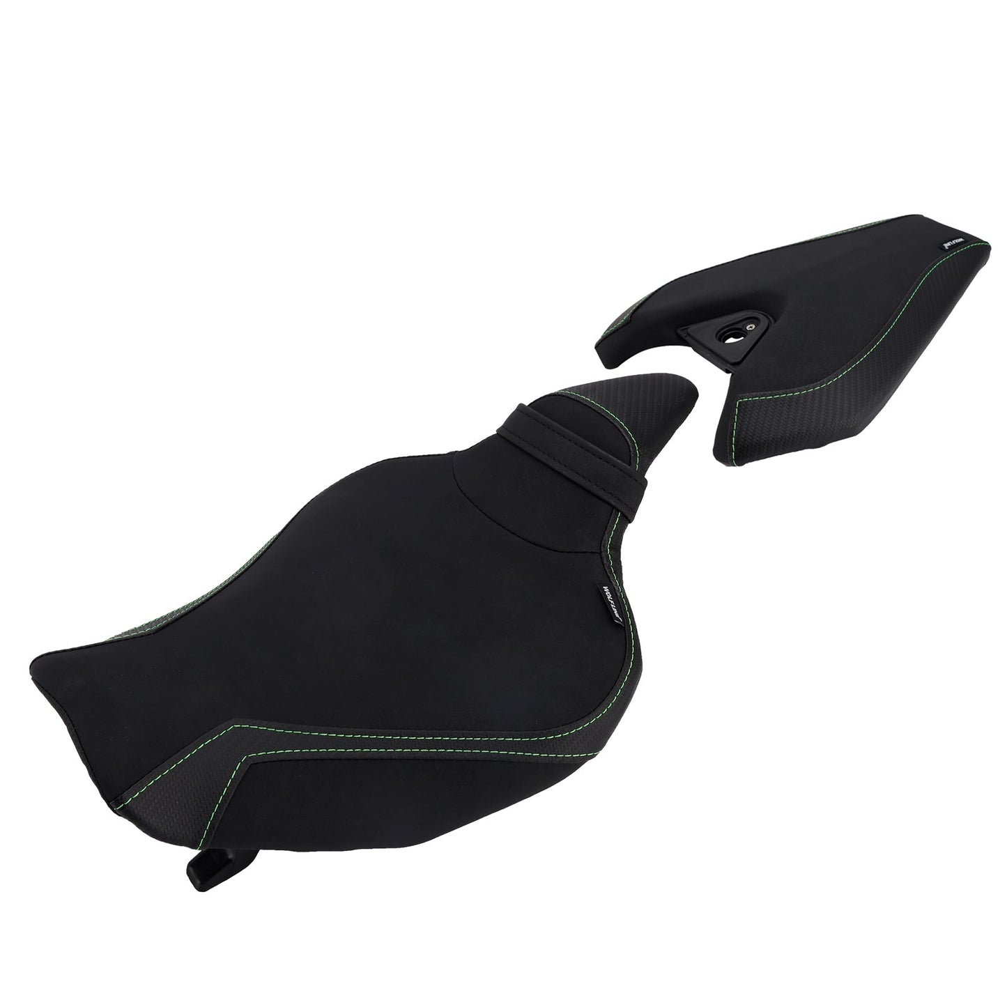 Kit sella conducente e passeggero per Kawasaki Z1000 2014-2025 2024, cuscino posteriore nero