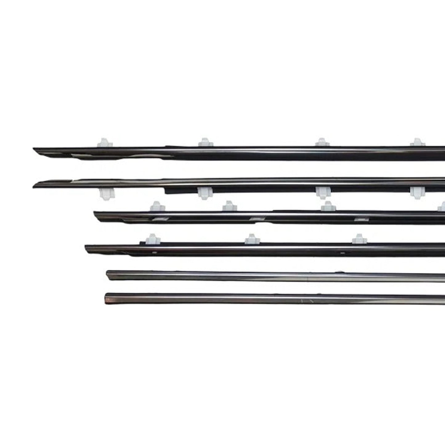 6 pezzi di modanatura per cintura porta adatta per Toyota Land Cruiser serie 80 1991-1997