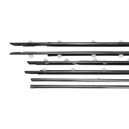 6 pezzi di modanatura per cintura porta adatta per Toyota Land Cruiser serie 80 1991-1997
