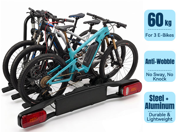 Portabiciclette per 3 e-bike