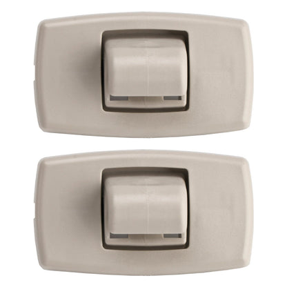 2x gancio di fissaggio per aletta parasole grigia per Mercedes Benz Classe C W205 S205 15-19